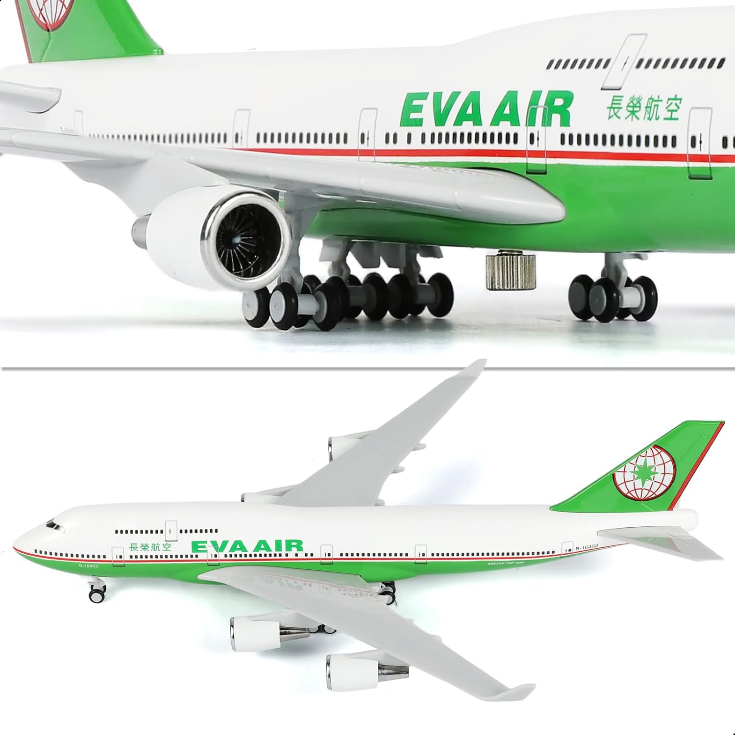 โมเดลเครื่องบินเรซิน EVA Air B - Model Kit Eva บทวิจารณ์และราคา